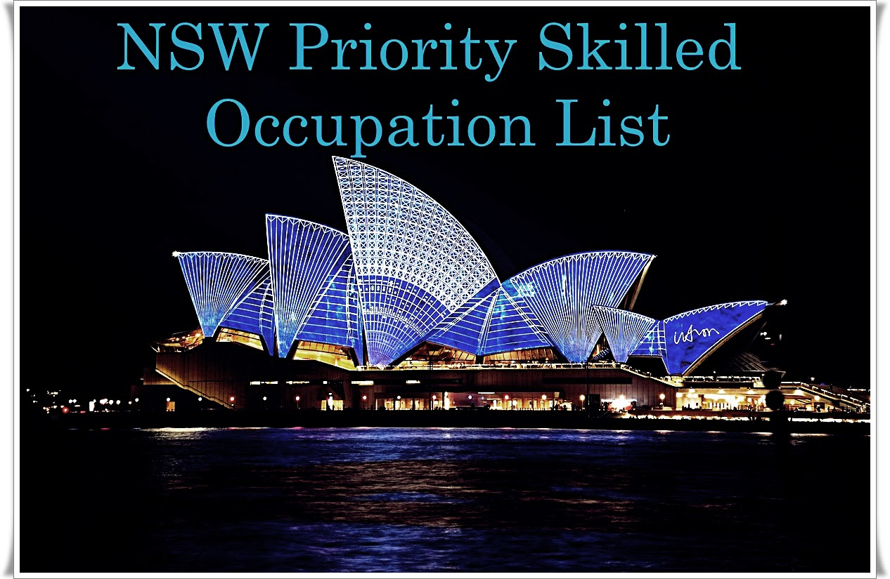 NEW SKILLED OCCUPATION LIST FOR NSW