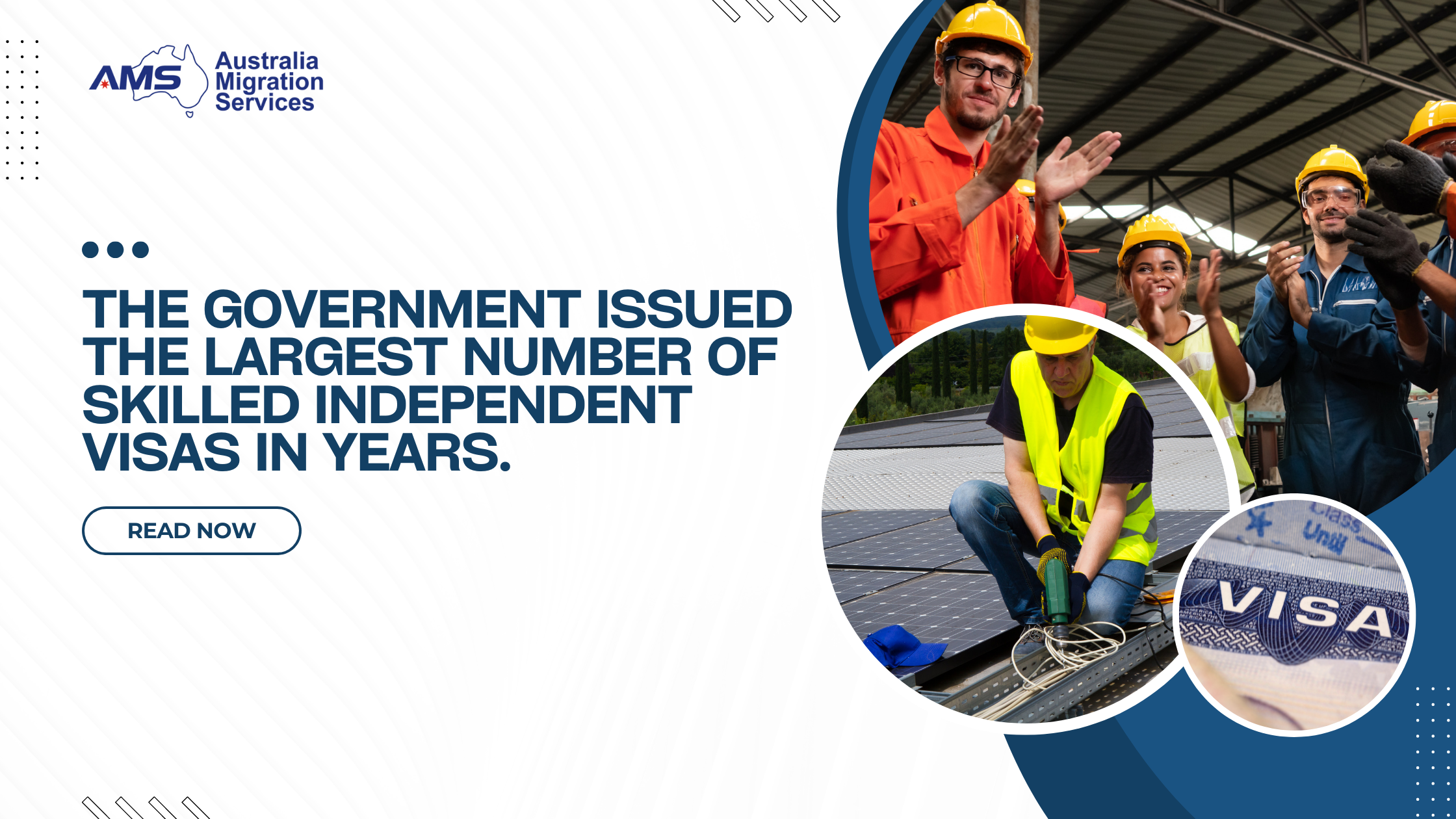The government issued the largest number of Skilled Independent visas in years.
