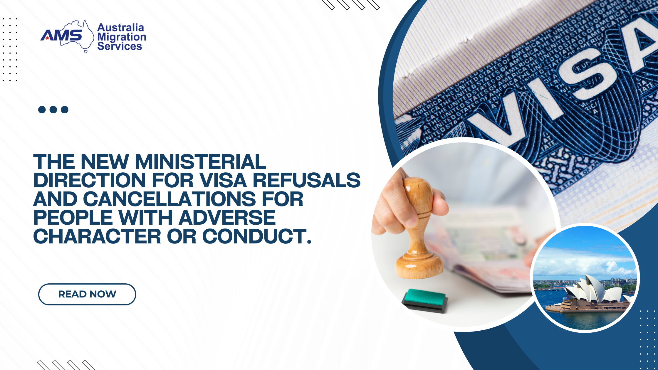 The New Ministerial Direction for visa refusals and cancellations for people with adverse character or conduct.